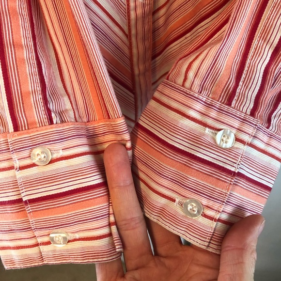 Tailor B. Moss Stretch Strip Button Down - Picture 6 of 8